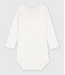 Petit Bateau Romper ML COLLERETTE A0GWZ MARSHMALLOW