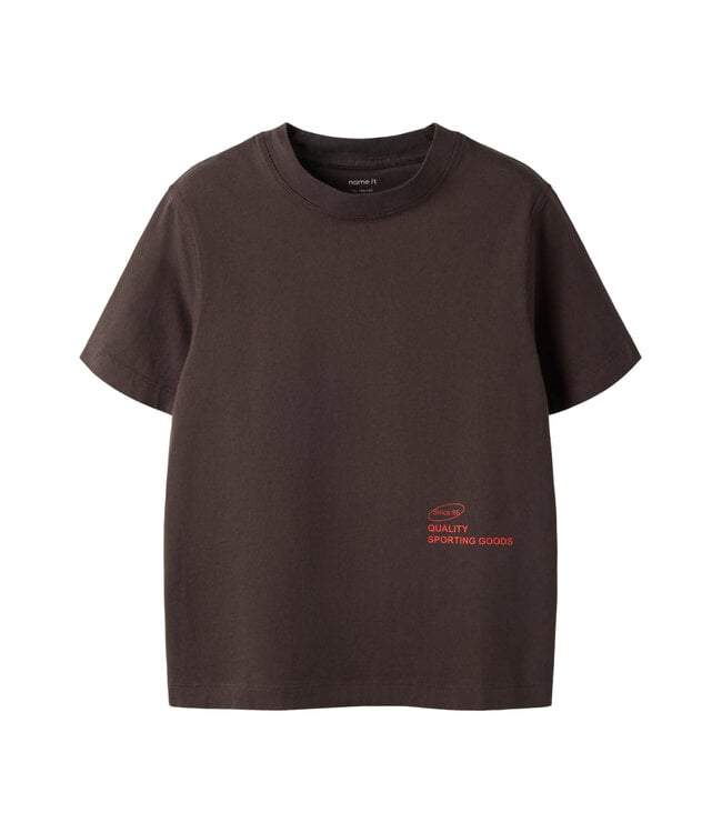 Name it 13263214 NKMJUDE SS NREG TOP Chocolate Brown