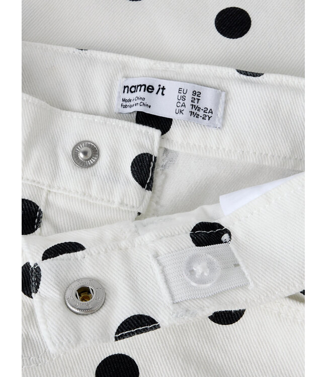 Name it mini 13259672 NMFROSE TWI SHORTS 1559-TD Antique White DOT