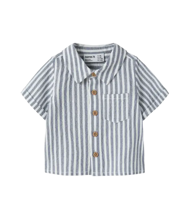 Name it baby NBMFEDENIS SHIRT  13240217  Vintage indigo