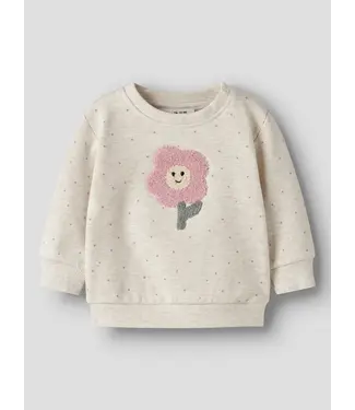 Name it baby 13258034 NBFLUELLE LS SWEAT BRU Peyote Melange