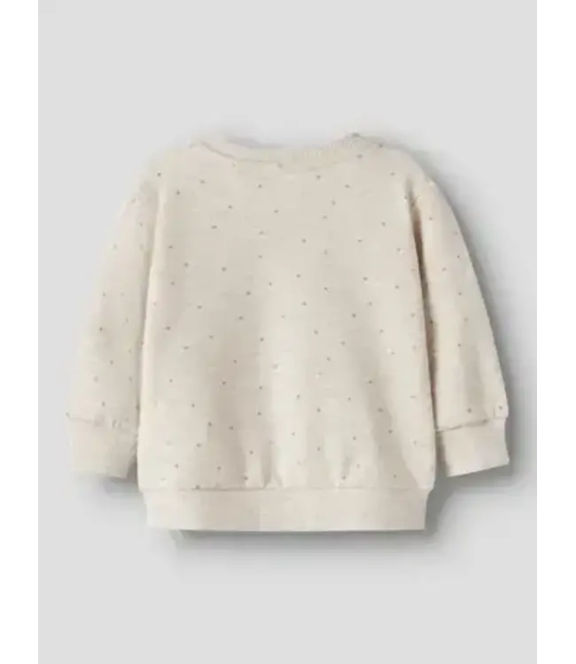 Name it baby 13258034 NBFLUELLE LS SWEAT BRU Peyote Melange