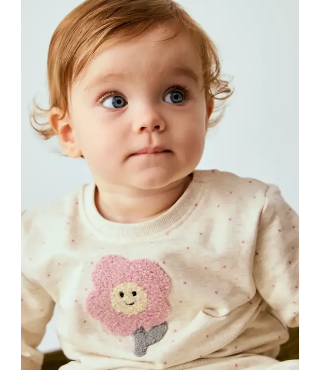 Name it baby 13258034 NBFLUELLE LS SWEAT BRU Peyote Melange