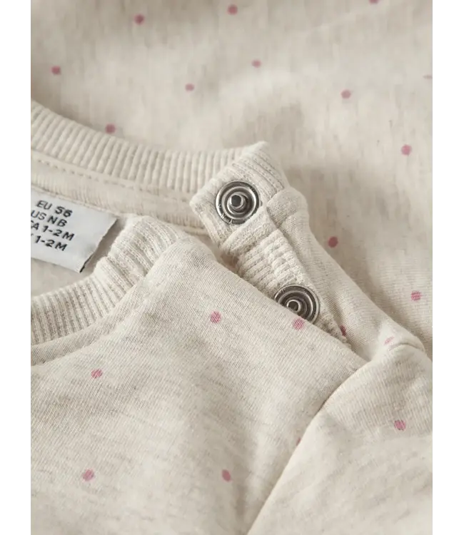 Name it baby 13258034 NBFLUELLE LS SWEAT BRU Peyote Melange