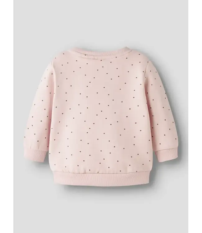 Name it baby 13258034 NBFLUELLE LS SWEAT BRU lotus