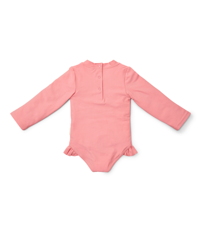 Little Dutch CL25038656 Badpak met lange mouwen Sunny Flowers Rouge