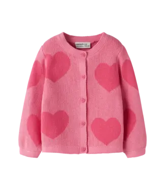 Name it mini Meisjes hartjes vest