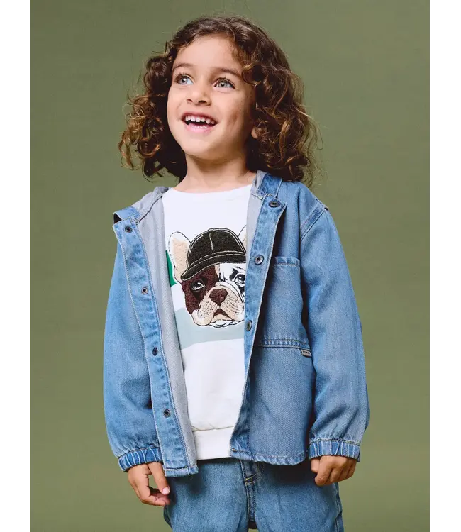 Name it mini NMMLEI LS NREG SWEAT 13258496 peyote melange