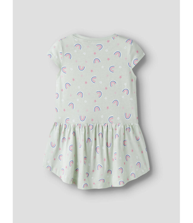 Name it mini 13215107 NMFVIGGA CAPSL DRESS F1  Turquoise