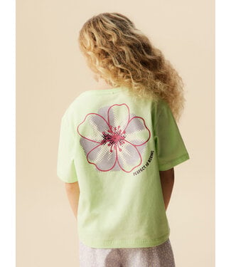 Name it Meisjes T-shirt Lime