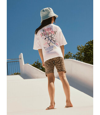 Name it Meisjes biker legging leopard