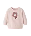 Name it baby 13258034 NBFLUELLE LS SWEAT BRU lotus