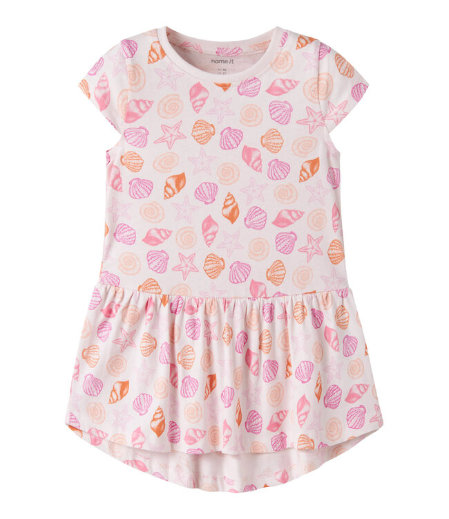 Name it mini 13215107 NMFVIGGA CAPSL DRESS carnaria see shells