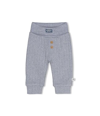 Feetje 52202560 Broek rib - Breakfast Buddy Blauw melange