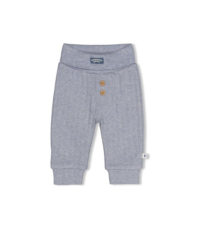 Feetje 52202560 Broek rib - Breakfast Buddy Blauw melange