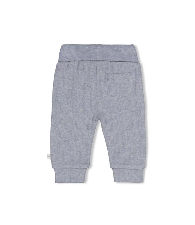 Feetje 52202560 Broek rib - Breakfast Buddy Blauw melange