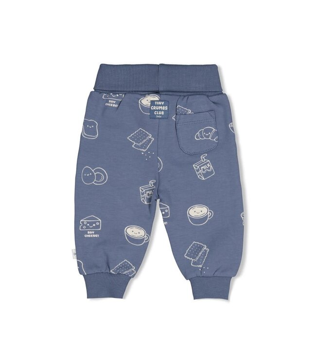 Feetje 52202561 Broek AOP - Breakfast Buddy Blauw