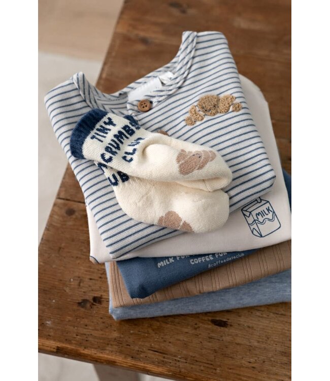 Feetje 51602799 Sweater - Breakfast Buddy Blauw melange
