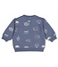 Feetje 51602795 Sweater AOP - Breakfast Buddy Blauw