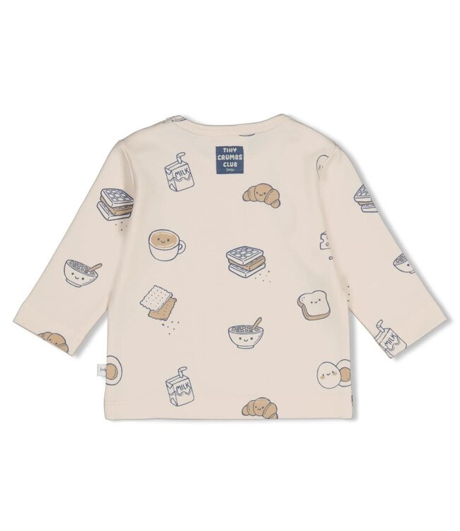 Feetje 51602797 Longsleeve AOP - Breakfast Buddy Creme
