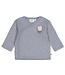 Feetje 51602793 Overslagshirt rib - Breakfast Buddy Blauw melange