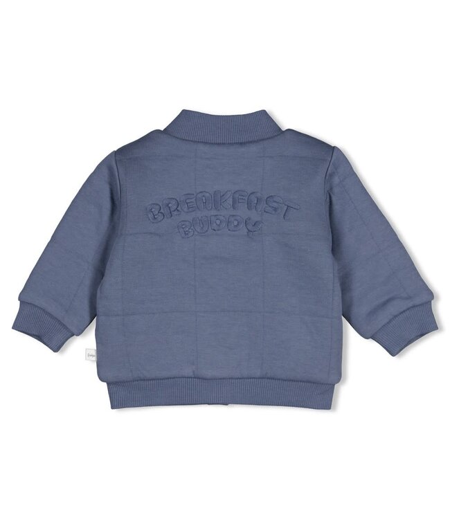 Feetje 51300564 Omkeerbaar bomberjack - Breakfast Buddy Blauw