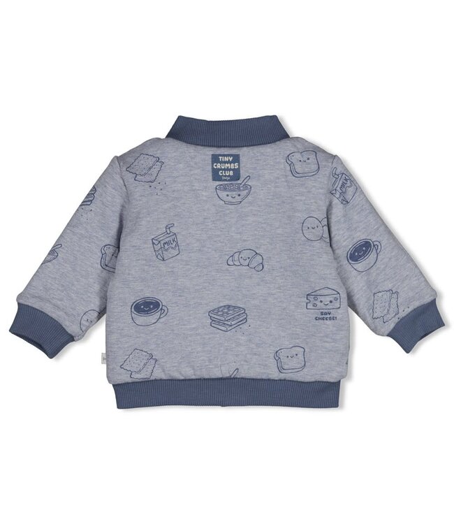 Feetje 51300564 Omkeerbaar bomberjack - Breakfast Buddy Blauw