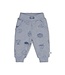 Feetje 52202651 Broek AOP - Breakfast Buddy Blauw melange
