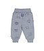 Feetje 52202651 Broek AOP - Breakfast Buddy Blauw melange