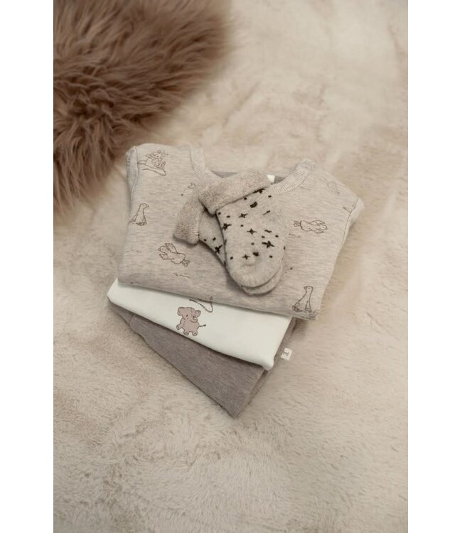 Feetje 50400375 Sokken - The Cuddle Company Offwhite melange