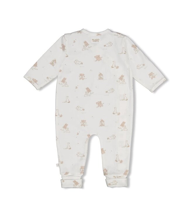 Feetje 50700166 Pak omslagvoet AOP - The Cuddle Company Offwhite