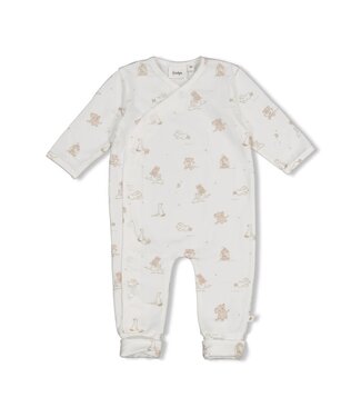 Feetje 50700166 Pak omslagvoet AOP - The Cuddle Company Offwhite