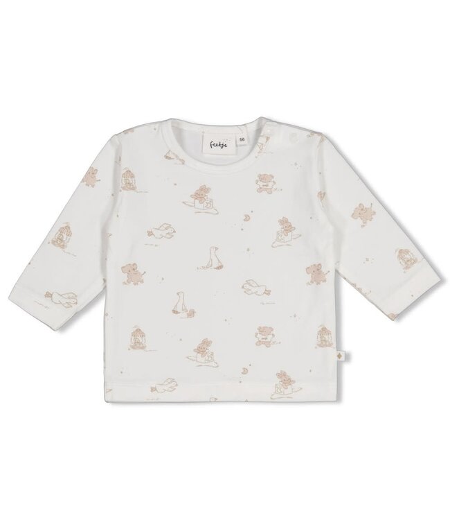 Feetje 51602776 Longsleeve AOP - The Cuddle Company Offwhite