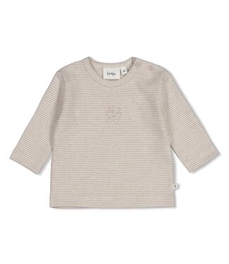 Feetje 51602774 Longsleeve streep - The Cuddle Company Bruin melange
