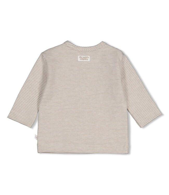 Feetje 51602774 Longsleeve streep - The Cuddle Company Bruin melange