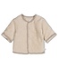 Feetje 51300561 Omkeerbaar jasje velours rib - The Cuddle Company Taupe melange