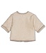 Feetje 51300561 Omkeerbaar jasje velours rib - The Cuddle Company Taupe melange