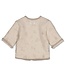 Feetje 51300561 Omkeerbaar jasje velours rib - The Cuddle Company Taupe melange