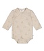Feetje 50200265 Wikkelromper AOP - The Cuddle Company Taupe melange