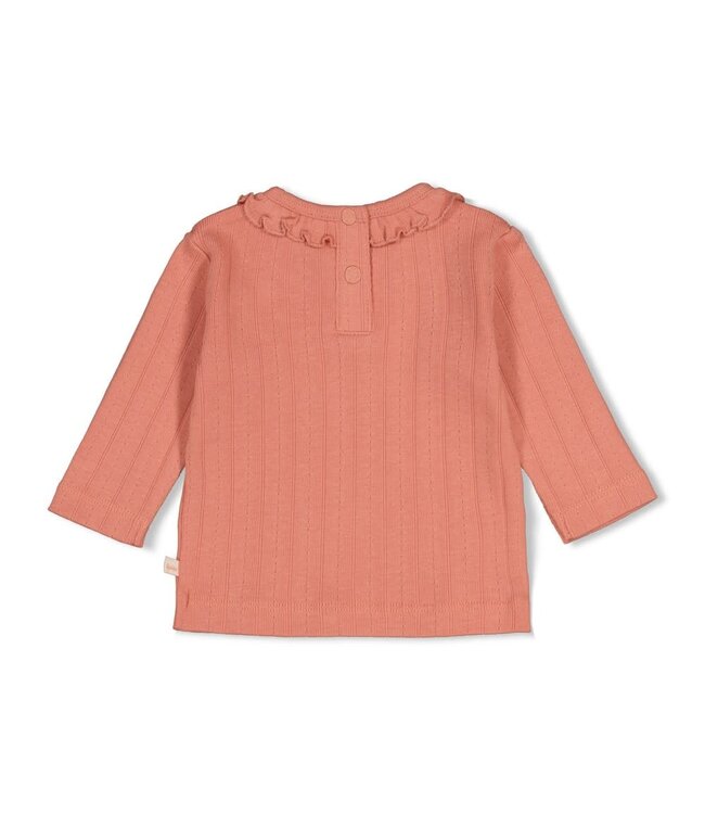 Feetje 51602819 Longsleeve pointelle rib - Forest Garden Roze