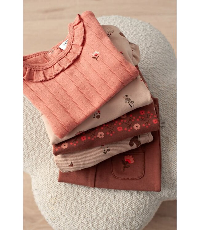 Feetje 51602819 Longsleeve pointelle rib - Forest Garden Roze