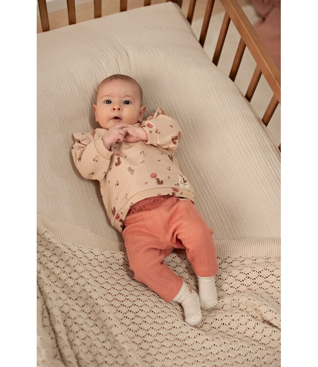 Feetje 52202583 Legging pointelle rib - Forest Garden Roze