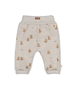 Feetje 52202551 Broek AOP - Tiny Timber Tales Grijs melange