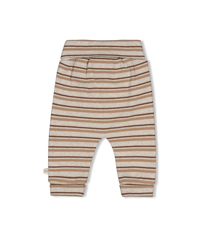 Feetje 52202553 Broek rib met streep - Tiny Timber Tales Grijs melange