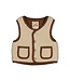 Feetje 51200045 Omkeerbaar teddy gilet - Tiny Timber Tales Offwhite