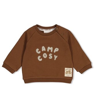 Feetje 51602781 Sweater relaxed fit - Tiny Timber Tales Bruin