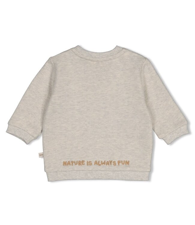 Feetje 51602782 Sweater - Tiny Timber Tales Grijs melange