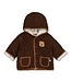 Feetje 51800364 Omkeerbaar teddy jasje met capuchon - Tiny Timber Tales Bruin