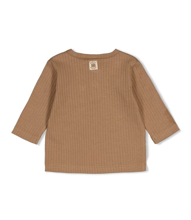 Feetje 51602784 Longsleeve rib - Tiny Timber Tales Camel