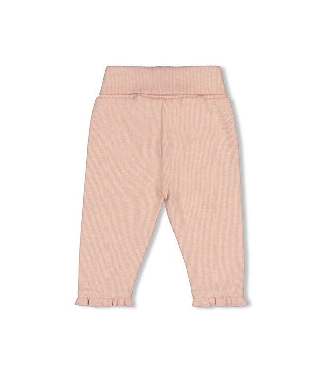 Feetje 52202571 Broek rib - Fall in Love Roze melange